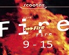 "V" Scooter - Fire 9 -15