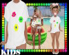 [J] Kids Flower T-shirt