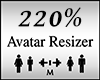 Avatar Scaler 220%