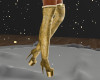 Thigh High Gold Boots