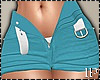 Blue Sexy Open Short
