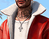 ♛ Fur Leather Red.