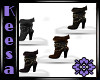 Leather Boot Purple