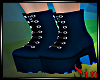 Blue Gothic Boots