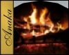 AT- Log Fire 4 Fireplace