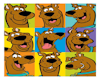 Scoopy Doo Faces Sticker