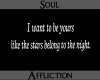 I want to be yours