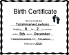 DRT4 Birth Certificate