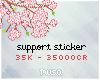 35k support sticker