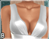 White Satin Fishtail Gow