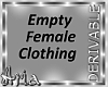 DRV Empty F/ Clothing