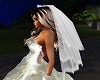 wedding veil back