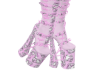 Pink bear spiked Boots