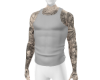 Muscle White Tank