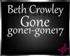 !M! Beth Crowley Gone