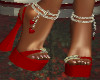 VALENTINE HEELS RED
