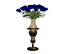 Blue Rose W Vase