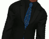Turq. Sparkle Tie Suit