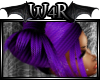 W*pvc purple hair