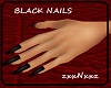 Black Nails/Dainty Hands