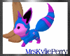 Pink and Blue Fox