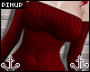 ⚓ | Sweater Dress Red