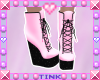 Wedge Boots | Pink