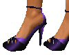 Purple high heels
