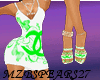 (KC)GREEN  DRESS