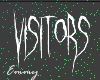 Creepy Visitors Sticker