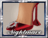 L- DIAMOND RED HEEL