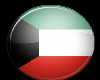 Kuwait Button Sticker
