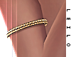 ! L! Gold Armband . R