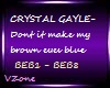 CRYSTAL GAYLE-Brown eyes