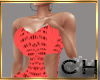 CH Mily Red Lace Dress
