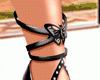 Black Butterfly Heels