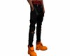 CHNL Jeans Black/Orange