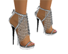 silver chain shoes