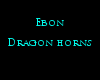 |E| Dragon Horns [Black]