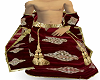 Regal Red and Gold Robe