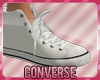Co. White Converse F.