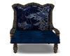 Blue velvet chair 2