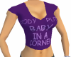 AC*Purple "Baby" top