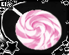 . pink head lollipop