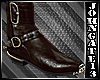 Cowboy Boots Brown/Gold