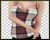 Flannel tank top