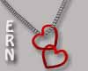 Love Necklace 2hearts M