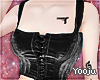 Velvet corset