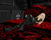 Blood Velvet Vampyre Bed