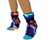 Blue & violet shoes
